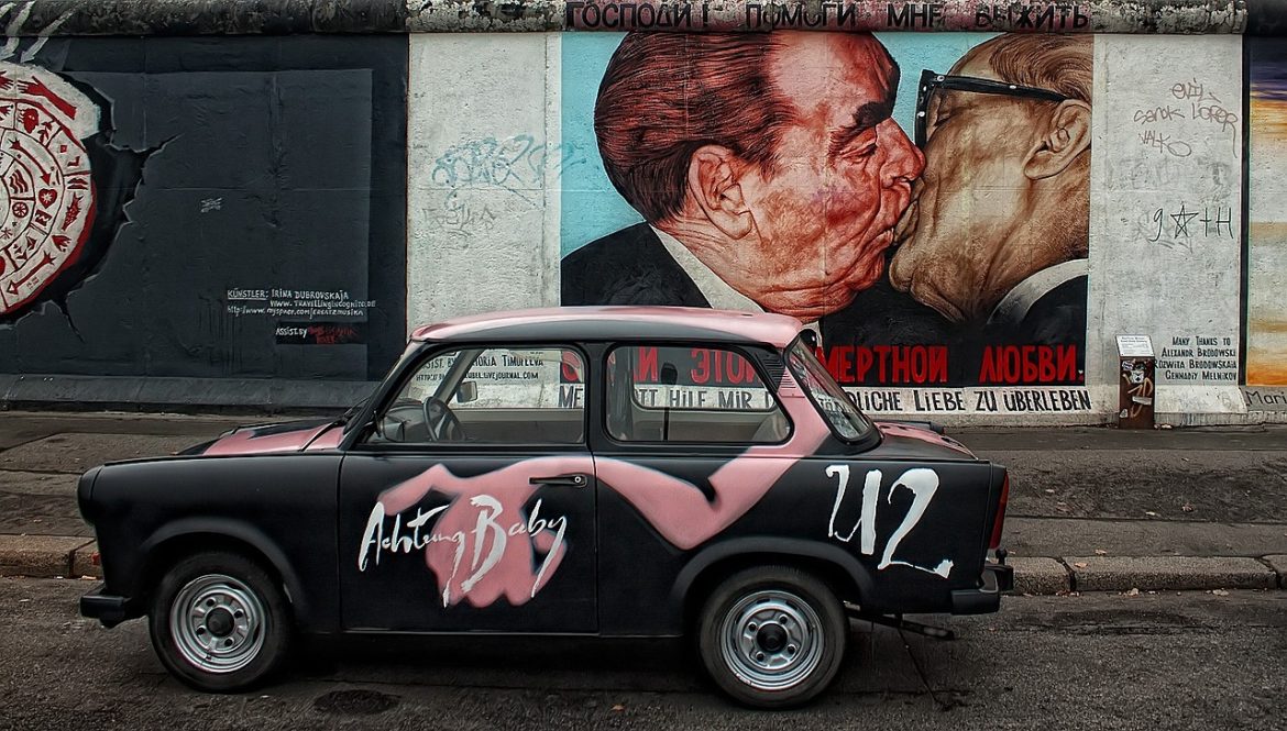 Graffiti on the Berlin Wall